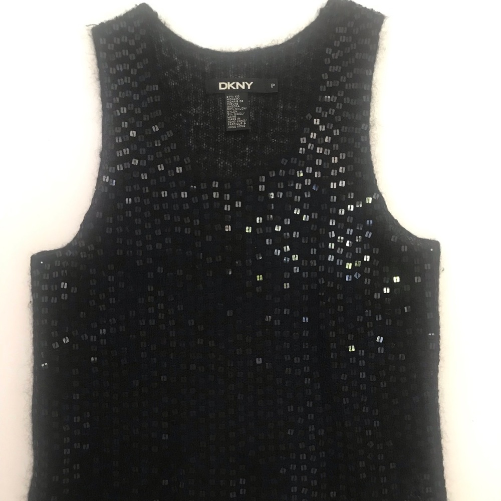 DKNY sequin top, size P